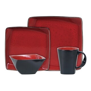 Gibson 'Figueroa Cafe' 16-piece Square Dinnerware Set