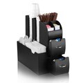 Mind Reader Black Coffee Condiment Organizer Caddy