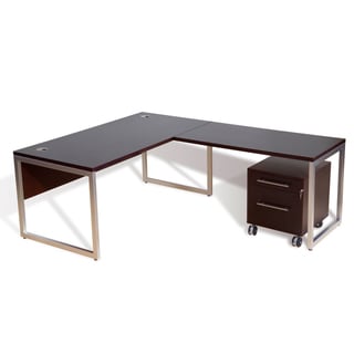 Mahogany Professional Office Set and File Cabinet