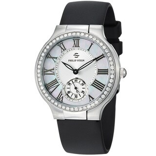 Philip Stein Women's 'Novelties' Mother Of Pearl Dial Diamond Watch