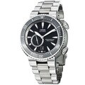 Oris Men's 'TT1 Diver' Black Dial Titanium Bracelet Automatic Watch