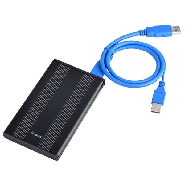 INSTEN USB 3.0 Black 2.5-inch SATA HDD Enclosure