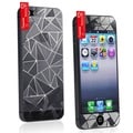BasAcc 3D Diamond Front/ Back Screen Protector for Apple iPhone 5