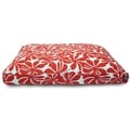 Majestic Pet Red Plantation Rectangle Pet Bed