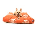 Majestic Pet Orange/ Coral Rectangle Pet Bed