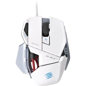 Mad Catz R.A.T. 3 Gaming Mouse for PC and Mac - White
