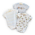 Infant 'Little Lion' Organic Cotton Bodysuits (Set of 3)