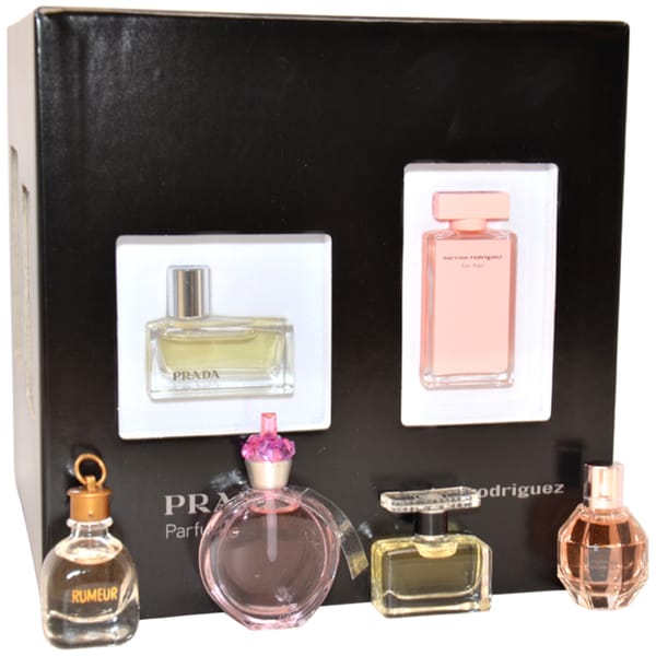 Designer Fragrance Variety Women's 6Piece Mini Gift Set Overstock