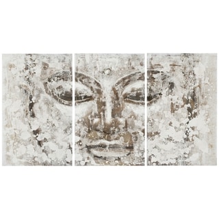 Safavieh Works of Art Buddha 3-piece Canvas Art