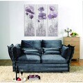 Safavieh Works of Art Purple Poppy 3-piece Canvas Art
