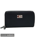 Anais Gvani Genuine Leather Zip-Around Wallet