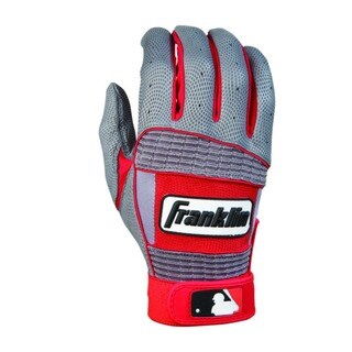 MLB Youth Grey/ Red Neo Classic II Batting Glove-Image