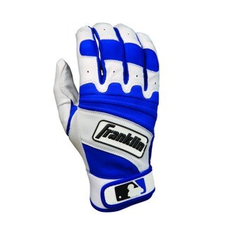 Adult Natural 2 Pearl/Royal Batting Glove-Image