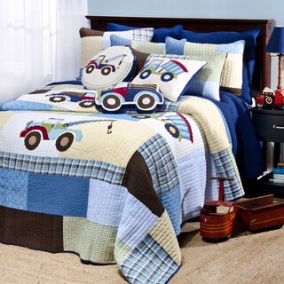 Trucks 4-piece Quilt Set
