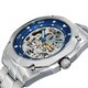 Stuhrling Original Men's Gallant Automatic Skeleton Bracelet Watch