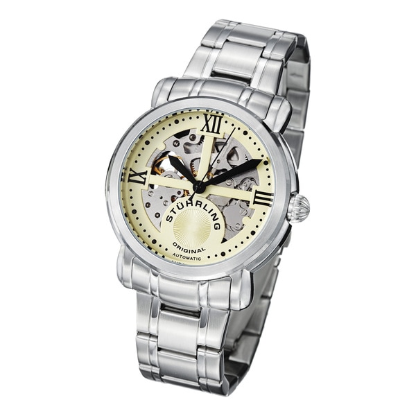 Stuhrling Original Men's Argent Automatic Stainless Steel Bracelet Watch