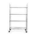 Trinity EcoStorage 4-tier Wheeled Wire Shelving Unit