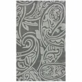 Rug Collective Handmade Paisley Grey New Zealand Wool Rug