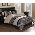 Zebra Pleat 8-piece Comforter Set