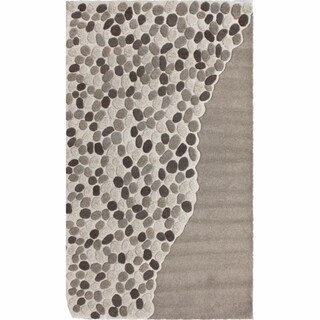 Rug Collective Handmade Pebbles Natural New Zealand Wool Rug