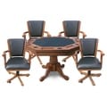 Hathaway Kingston 3-in-1 Poker Table with Chairs