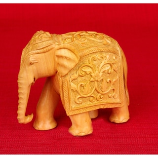 Hot Deal Kadam Wood Elephant Carving (India)