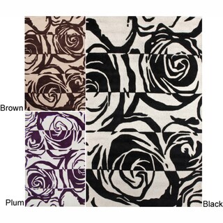 Rug Collective Handmade Floral Patch Wool Rug