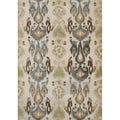 Hand-tufted Parrot Green Wool Rug (9' x 12')