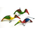 Handmade Holiday Ornament Set of Three Birds (Mozambique)