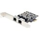 SYBA Multimedia Dual Port Gigabit Ethernet Network PCI-e Controller C