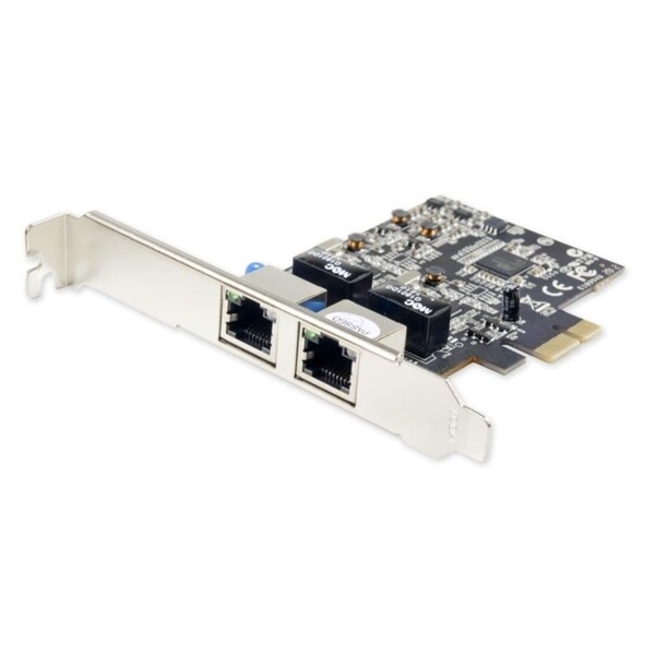 SYBA Multimedia Dual Port Gigabit Ethernet Network PCI-e Controller C