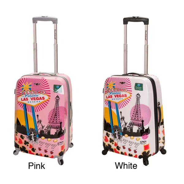 Rockland Las Vegas 20inch Lightweight Hardside Spinner Carryon Luggage Overstock Shopping
