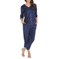 La Cera Women's Polka-dot Fleece Pajama Set