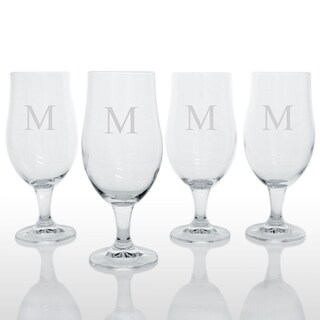 Custom Engraved Pilsner Goblets (Set of 4)