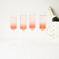 Celebrate! Contemporary Champagne Flutes (Set of 4)