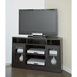 Espresso Corner TV Stand