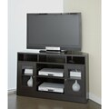 Espresso Corner TV Stand