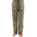 Leisureland Women's Giraffe Print Flannel Lounge Pants