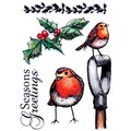 Sheena Douglas Unmounted Stamp Set 5-1/2"X8-1/2"-Christmas Visitors