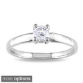 Miadora 14k Gold 1/3ct TDW Diamond Solitaire Engagement Ring (G-H, I1-I2)