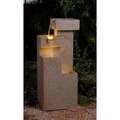 Sandstone Cascade Tiers Lighted Fountain