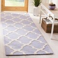 Handmade Cambridge Moroccan Lavender Wool Rug