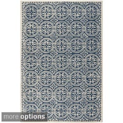 For sale Safavieh Handmade Moroccan Cambridge Navy Blue Wool Rug