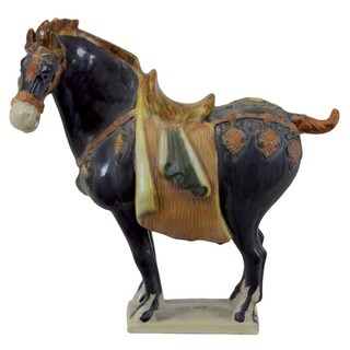 Urban Trends Collection 18-inch Resin Horse Statue