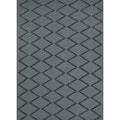 Hand-woven Solid Gray/ Black Wool Rug (3'6 x 5'6)