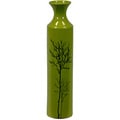 Urban Trends Collection Small Green Ceramic Vase