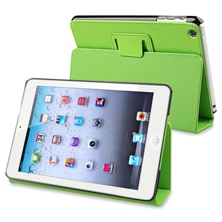 BasAcc Green Leather Case with Stand for Apple� iPad Mini
