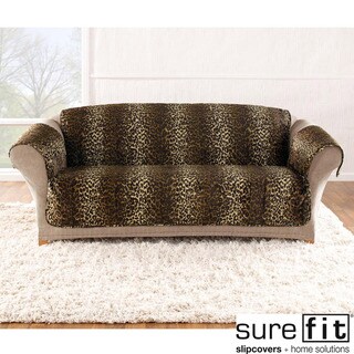 Velvet Leopard Sofa Cover-Image