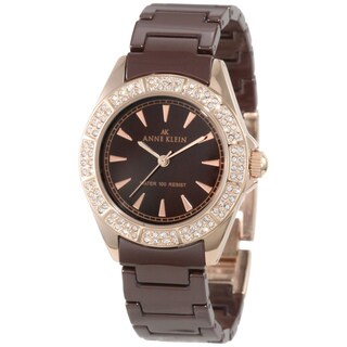 Anne Klein Women's Brown Ceramic Watch