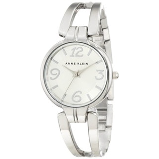 Anne Klein Women's Silver-plated Stainless Steel Watch